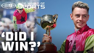 Robbie Dolan is ecstatic after fairytale Melbourne Cup win  Wide World of Sports [upl. by Ydahs]