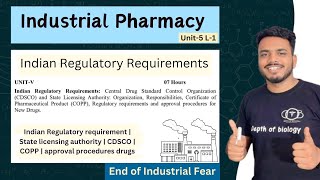 Indian Regulatory requirement  State licensing authority  CDSCO  COPP  approval procedures drugs [upl. by Yniar741]