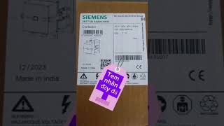 Khởi động từ 3P 120A Siemens 3MT7120 5AA00 0AN2 [upl. by Imrots]