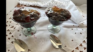 RECETA DE MAZAMORRA MORADA ðŸ˜‹  MAÃZ MORADO PERUANO ðŸ‡µðŸ‡ª  PURPLE CORN PUDDING RECIPE [upl. by Kanor]