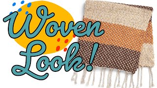 Crochet Woven Look Blanket [upl. by Amaj239]