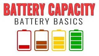 BATTERY BASICS  Battery Capacity Explained  Understanding Amp Hours CRate 20 Hour Rate amp More [upl. by Tiana]