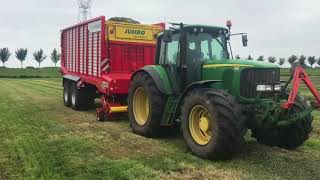 John Deere 6620 with Pöttinger Jumbo 6610D [upl. by Eselahs]