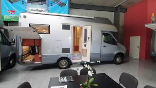 Rear lounge motorhome on Mercedes with single shell under seven metres from Silver Dream [upl. by Atok]