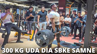 When An Indian Deadlift Record Holder Enters a Commercial Gym  300 KG DEADLIFT WHOLE GYM SHOCKED [upl. by Laina]