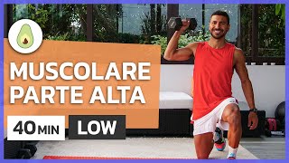 Upper body workout  40 minuti  Cotto al Dente [upl. by Anerb]