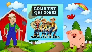 Farmer Joe and His Pig  Country Kids Songs  Fun Sing Along [upl. by Enneyehc41]