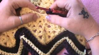 quotCrochet Ripple Afghanquot Video 3 of 3 [upl. by Far]