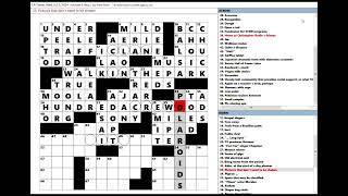 Los Angeles Times LAT Crossword Puzzle 07032024 [upl. by Enelrahs]