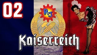 Lets Play Hearts of Iron 4  HOI4 Kaiserreich Mod Gameplay  Commune of France Part 2 [upl. by Anitaf188]