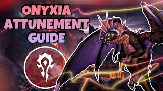 FULL Onyxia Attunement Guide  HORDE  Classic WoW Quest Guide [upl. by Aital]