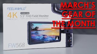 GEAR OF THE MONTH MARCH Field Monitor FEELWORLD FW568 [upl. by Akamaozu]