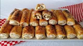 HAZIR YUFKA İLE PRATİK PEYNİRLİ BÖREK TARİFİ 👌💯 [upl. by Elraet677]