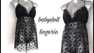 DIY Babydoll Lingerie  Night Lingerie बनाना सीखें [upl. by Hussey]