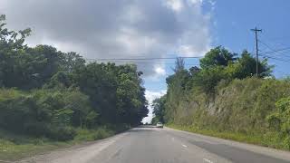 Driving from Williamsfield to Mandeville  Jamaica [upl. by Vasta137]