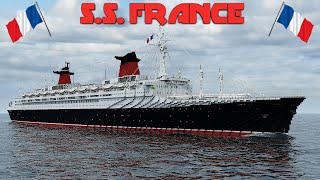 Minecraft SS FRANCE 1961 CompagnieGeneraleTransatlantique  The last big FrenchLiner [upl. by Maryjo588]