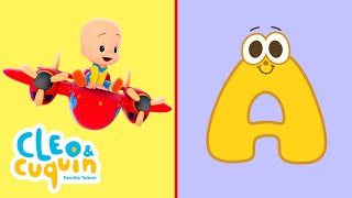 Canción del ABC Abecedario 🔠🎶 en MAYÚSCULAS  Canciones infantiles para bebés con Cleo y Cuquín [upl. by Dnamra]