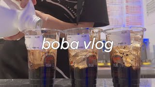 🧋Making Boba Drinks ASMR  Kung Fu Tea Vlog [upl. by Notyalk661]