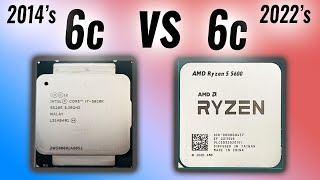 The FIRST DDR4 6 Core i75820K Vs The LAST Ryzen 5 5600 [upl. by Schreck]