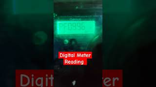 Digital Meter Reading electrican kwh [upl. by Oiliruam]