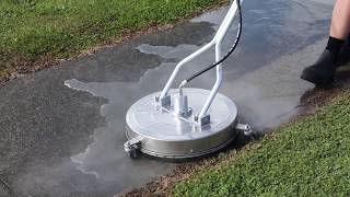 Whirlaway surface cleaner cleaning concrete [upl. by Tsew]