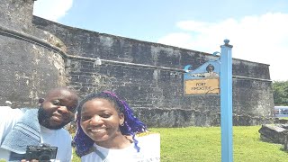 Our TOUR Of The HISTORIC Fort Fincastle In Nassau Bahamas [upl. by Cally]