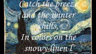 Don McLean  Vincent  Starry Starry Night With Lyrics [upl. by Fifi]