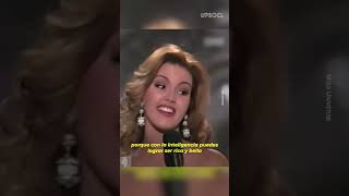 La icónica respuesta que le dio el triunfo a Alicia Machado en Miss Universo shorts [upl. by Kcirredal]