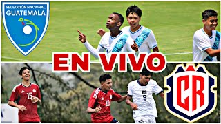 GUATEMALA 4 VS 3 COSTA RICA EN VIVO HOY PARTIDO TORNEO UNCAF U16 [upl. by Alaehs]