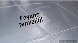 SADECE 1 LİMON İLE DOĞAL FAYANS VE DERZ TEMİZLİĞİ PRATİK TEMİZLİK [upl. by Ayrad210]