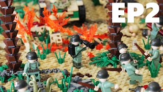 Hacksaw Ridge in LEGO Takedown EP2  WW2 Marines and Tanks [upl. by Stevy]