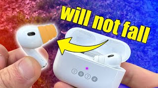 Best AirPods Pro Silicon Tip That I Tested and Wont Fall Off [upl. by Quita]