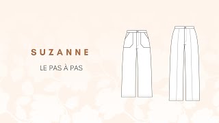 TUTO COUTURE  le pantalon Suzanne [upl. by Ailekahs]