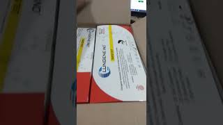 Unboxing alat rapid test Swab Antigen Lungene Merah [upl. by Hollander827]