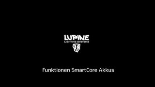 Lupine Lights  Funktionen der SmartCore Akkus German [upl. by Ettenoj]