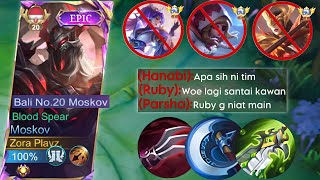 GAMEPLAY MOSKOV RANK GLORY CARA PAKAI MOSKOV SETELAH DI NERF PATCH 1908 MOSKOV BEST BUILD 2024 [upl. by Perrie939]