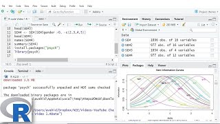 Getting Started with RStudio and R  Part 3 [upl. by Docia]