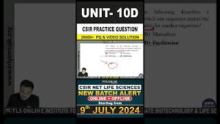 CSIR Practice Question  Unit 10 Ecological Principles  Topic D Species Interactions [upl. by Alfonzo]