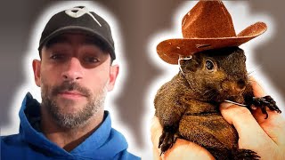 Peanut the Squirrels Dad in Tears After Heartbreaking Pet Euthanization [upl. by Shuping983]