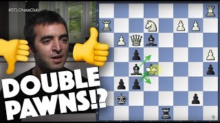 The Advantages of Doubled Pawns  Secret Life of Pawns  IM Eric Rosen [upl. by Roeser]