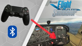 Seamlessly Connect Your PS4 Controller to Microsoft Flight Simulator 2020 on PC [upl. by Dahsraf]