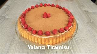 TART KALIBINDA YALANCI TİRAMİSU✅BU KREMAYLA DENEYİN TADINA DOYAMIYCAKSINIZ💯EASY TIRAMISU CAKE [upl. by Meuser147]