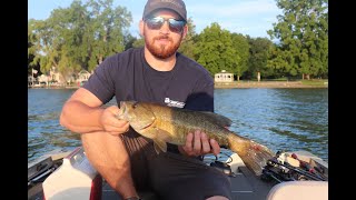 Fishing New York Finger Lakes In A Aluminum Boat Conesus Lake [upl. by Dnomad]