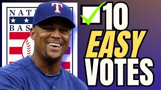 The 10 easy votes on the upcoming MLB Hall of Fame ballot [upl. by Brownson439]