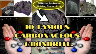 10 Rare and Famous Carbonaceous Chondrites Meteorite meteor meteorite [upl. by Yahsat85]