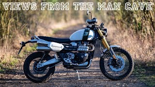 Triumph Scrambler 1200 XE  Ride Review  Road amp Dirt  exhaust sound [upl. by Lust]