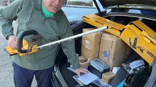 20V Dewalt Compatible Hedge Trimmer Review amp Unboxing 4K [upl. by Yecak]