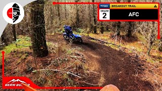 Berm Buster  Husqvarna Loop ⚪ BREAKOUT TRAIL ⚠️ AFC Grade 2 [upl. by Kreindler]