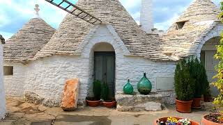 ALBEROBELLO 4k UHD 60 fps Italy walking tour in 4k Puglia [upl. by Pollard282]