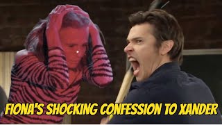 OMG Fionas shocking confession to Xander Days of our lives spoilers [upl. by Alahc]